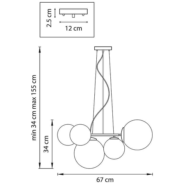 Подвесная люстра Lightstar Globo 815057 Фото № 7