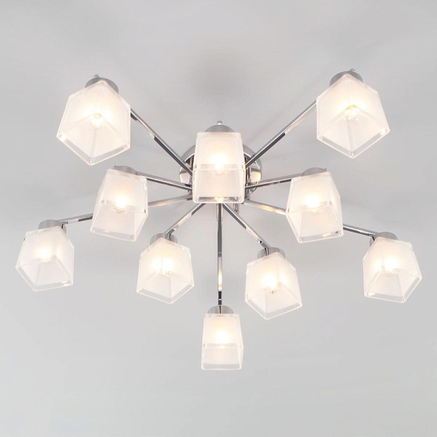 Потолочная люстра Eurosvet Delfi 30162 хром изображение 1 Потолочная люстра Eurosvet Delfi 30162 хром Фото № 1