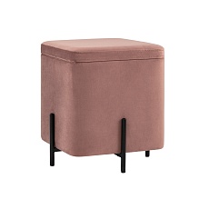 Пуф Stool Group Грейс велюр квадрат пыльно-розовый vd-grays-kv-b15