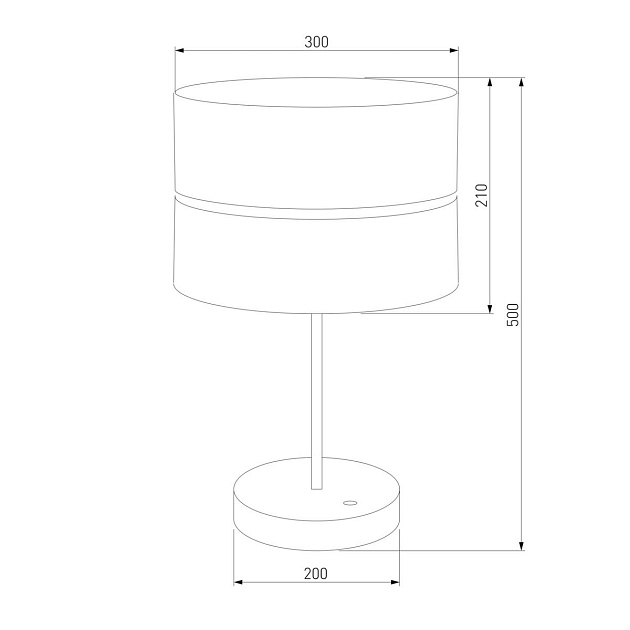 Настольная лампа TK Lighting 5467 Hilton Black Gold Фото № 2