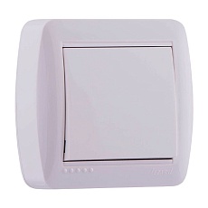 Выключатель Lezard Demet белый 711-0200-100