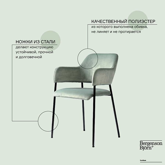 Кухонный стул Bergenson Bjorn Wendy BECH-VIFYC140 Фото № 2