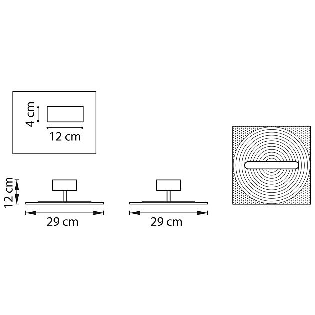 Потолочный светодиодный светильник Lightstar Acrile 738043 изображение 5 Потолочный светодиодный светильник Lightstar Acrile 738043 Фото № 5