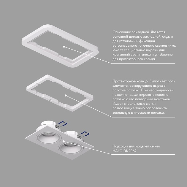 Закладная панель Denkirs DK2062-SCB Фото № 3