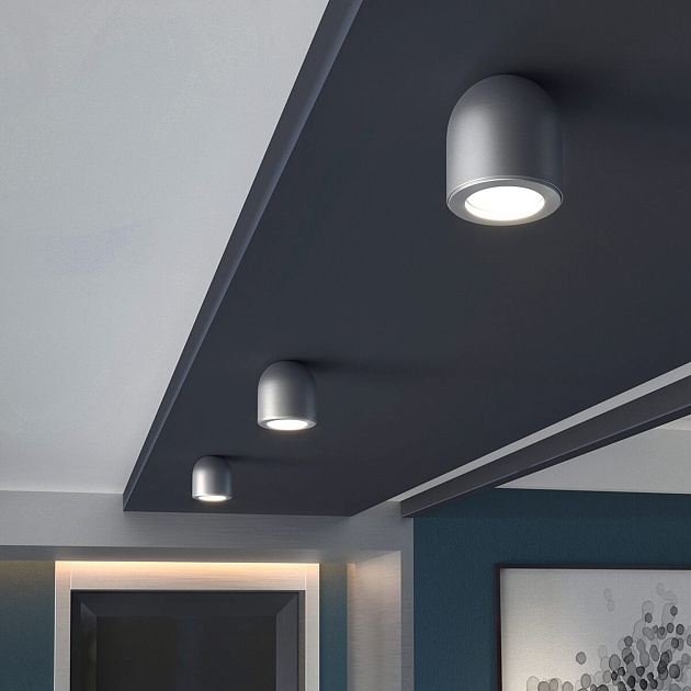 Потолочный светильник Elektrostandard Ogma DLN116 GU10 серебро a050674 Фото № 5