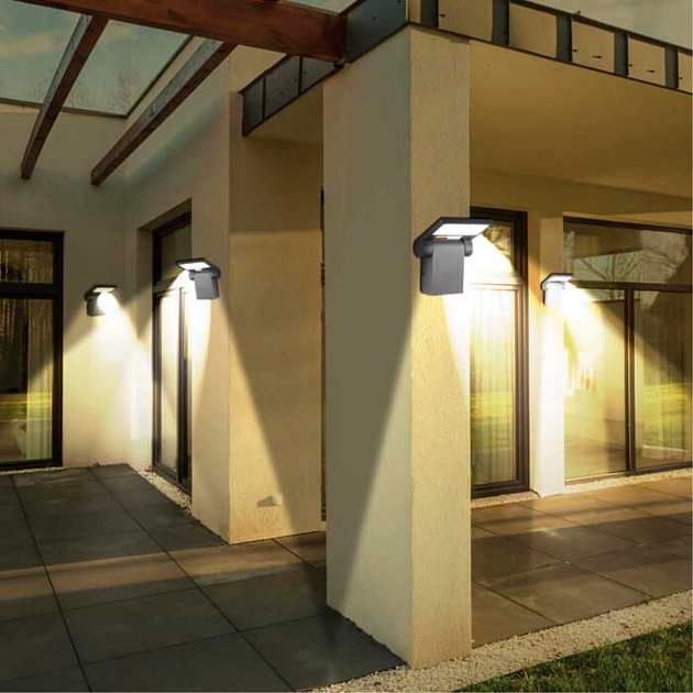 Уличный настенный светодиодный светильник Novotech Street Roca 357521 изображение 3 Уличный настенный светодиодный светильник Novotech Street Roca 357521 Фото № 3