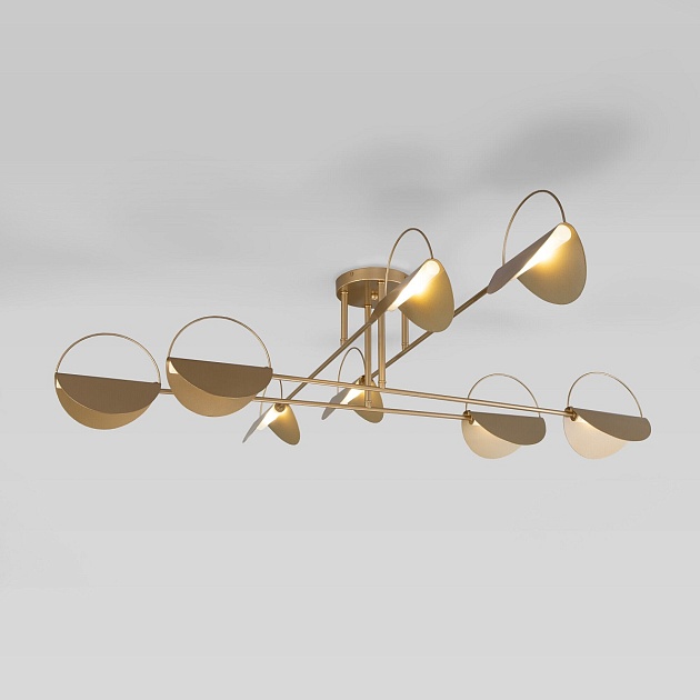 Потолочная люстра Eurosvet Grazia 70148/8 золото изображение 2 Потолочная люстра Eurosvet Grazia 70148/8 золото Фото № 2