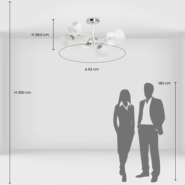 Потолочная люстра De City Вита 220013406 Фото № 4