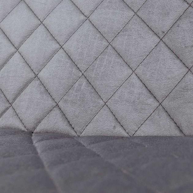 Барный стул AksHome Leros серый, велюр 81474 изображение 4 Барный стул AksHome Leros серый, велюр 81474 Фото № 4