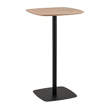 Барный стол Stool Group Form 60*60 светлое дерево/черный УТ000036017
