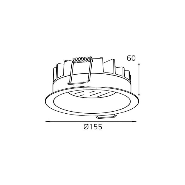 Встраиваемый светодиодный светильник Italline IT06-6013 white 3000K изображение 2 Встраиваемый светодиодный светильник Italline IT06-6013 white 3000K Фото № 2
