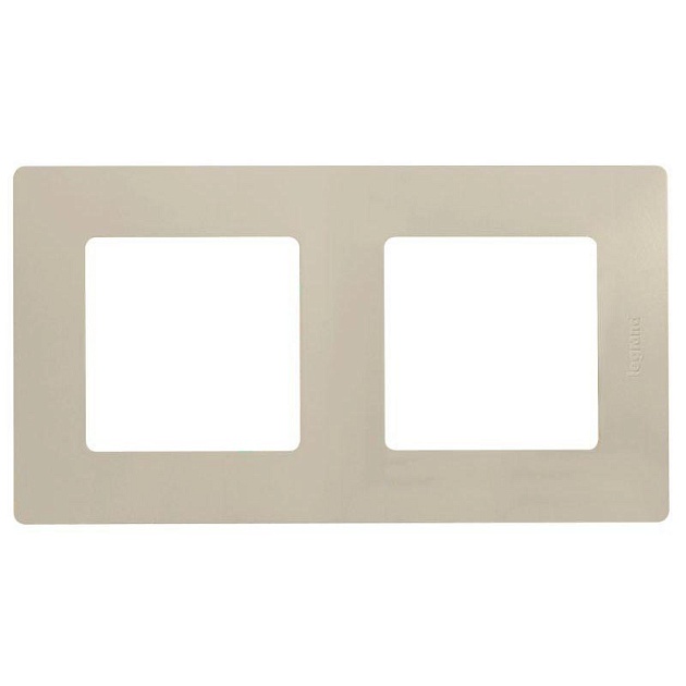 Рамка 2-постовая Legrand Etika слоновая кость 672512 изображение 1 Рамка 2-постовая Legrand Etika слоновая кость 672512 Фото № 1