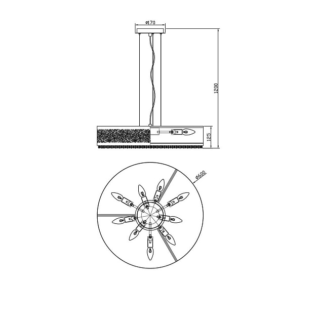 Подвесной светильник Lucia Tucci Fabian 1552.9 Gold изображение 2 Подвесной светильник Lucia Tucci Fabian 1552.9 Gold Фото № 2