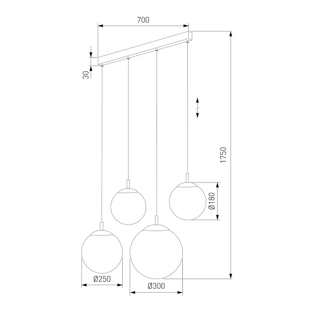 Подвесной светильник TK Lighting 4790 Esme Фото № 2