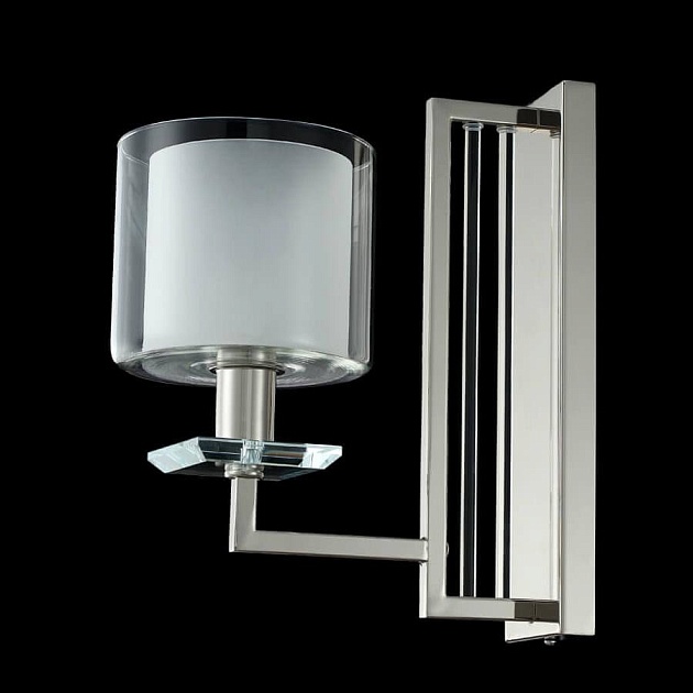 Бра Crystal Lux Nicolas AP1 Nickel/White изображение 3 Бра Crystal Lux Nicolas AP1 Nickel/White Фото № 3