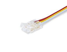 Соединитель гибкий двухсторонний AMBRELLA LIGHT ILLUMINATION COB CCT 12/24V для лент 8mm(3 конт.) (5шт. в комплекте) GS7911 1