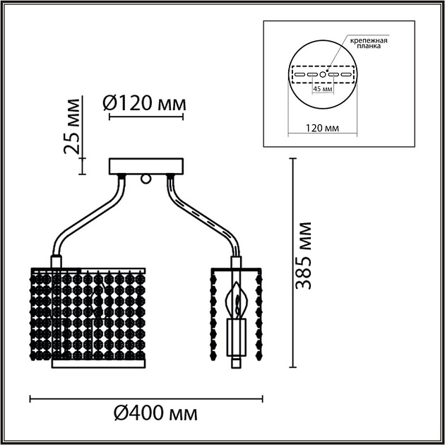 Потолочная люстра Lumion Classi Layla 8244/5C изображение 2 Потолочная люстра Lumion Classi Layla 8244/5C Фото № 2