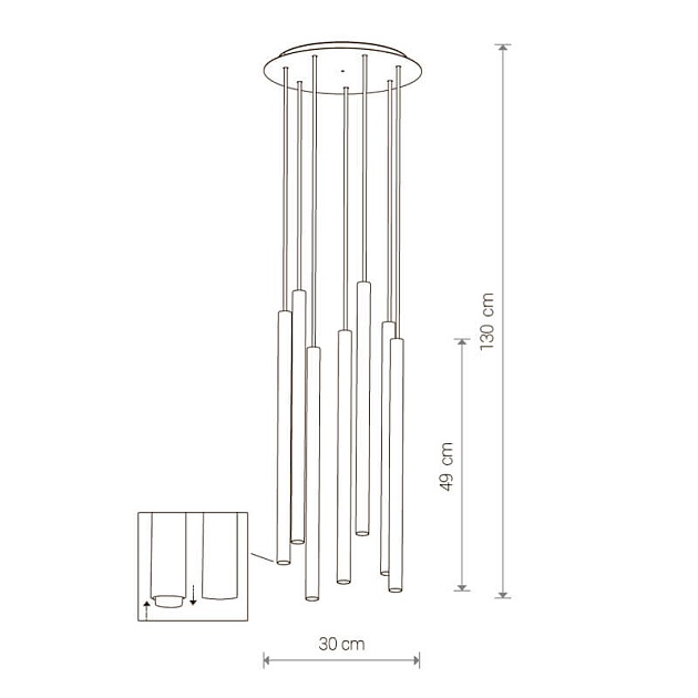 Подвесная люстра Nowodvorski Laser 8918 изображение 2 Подвесная люстра Nowodvorski Laser 8918 Фото № 2