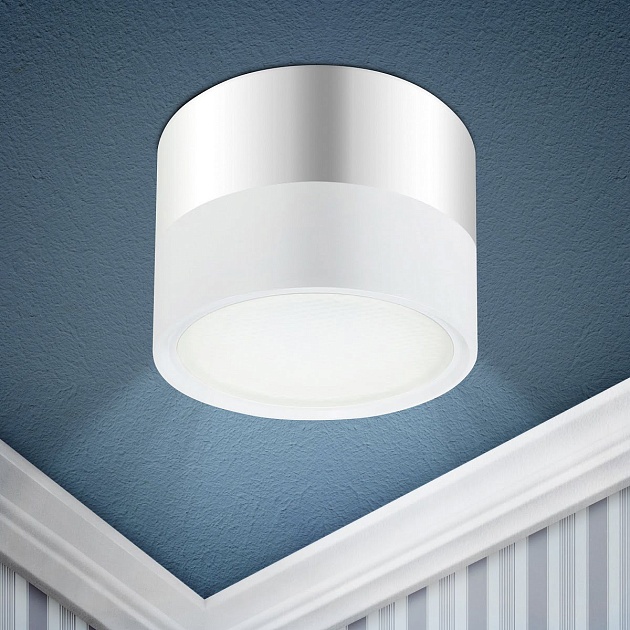 Накладной светильник ЭРА OL7 GX53 WH/CH Б0048533 Фото № 2