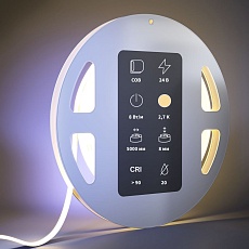 Светодиодная лента Maytoni 8W/m 320LED/m COB теплый белый 5M 201070 2