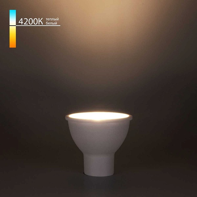 Лампа светодиодная Elektrostandard GU10 5W 4200K матовая a049664 Фото № 1