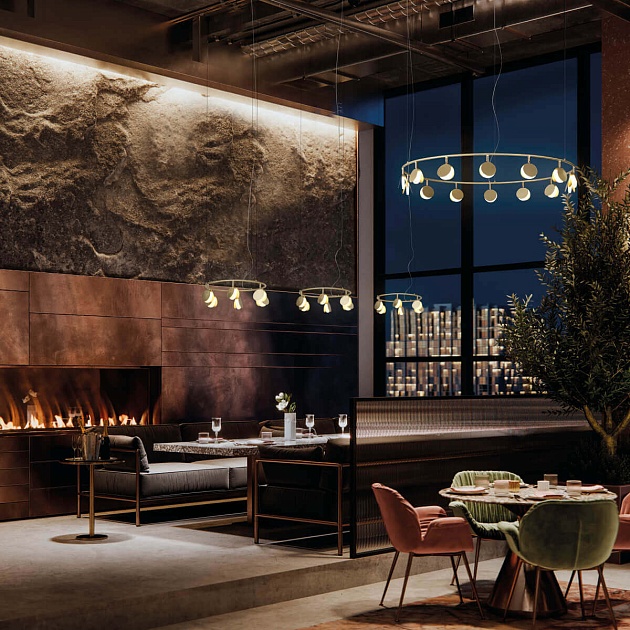 Подвесная светодиодная люстра Mantra Shell 7262 Фото № 5