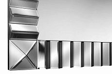 Зеркало Art Home Decor Rumba A025 1100 CR 110х75 см Серебристый 3