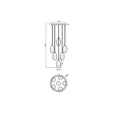 Подвесной светильник Vele Luce Lucy VL5613P16 4