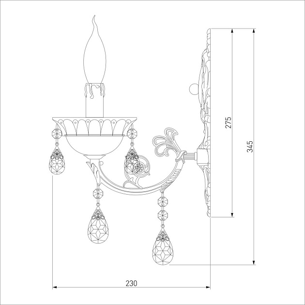 Бра Bogates 230/1 Strotskis Фото № 2