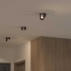 Накладной светодиодный светильник Elektrostandard Glide 25100/Led черный жемчуг a059330 1