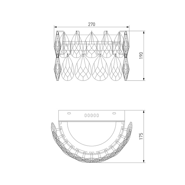 Бра Bogates Marvel 437/1 Strotskis изображение 2 Бра Bogates Marvel 437/1 Strotskis Фото № 2