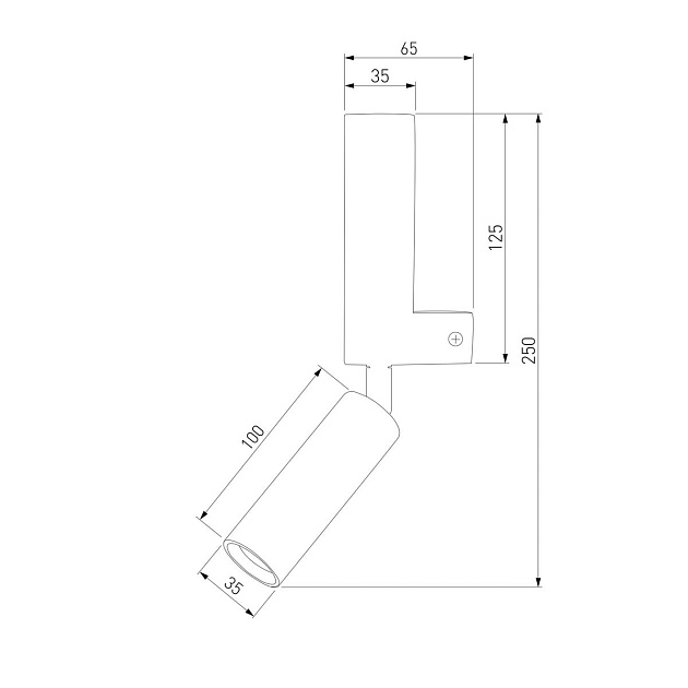 Светодиодный спот Eurosvet Pitch 40020/1 Led белый изображение 3 Светодиодный спот Eurosvet Pitch 40020/1 Led белый Фото № 3