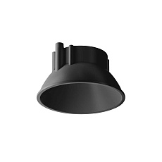Декоративная черная рамка-отражатель Maytoni Technical для светильников серии Alfa LED Ring8-10W-RD-B