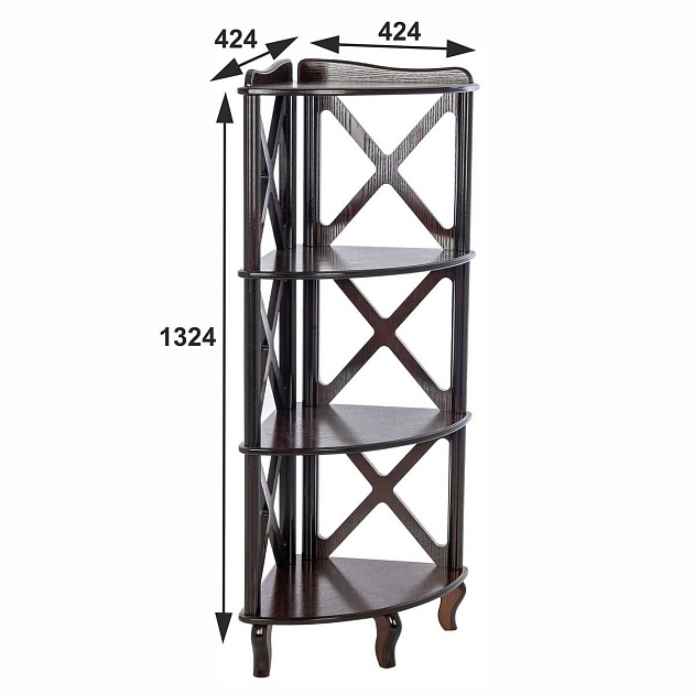 Стеллаж Мебелик Джульетта-3 005838 Фото № 3