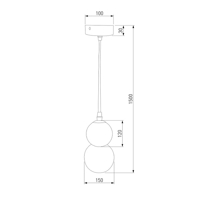 Подвесной светильник Eurosvet Polar 50251/1 LED белый Фото № 3