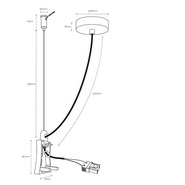 Заглушка с блоком питания Mantra Hanok 7557 Фото № 2