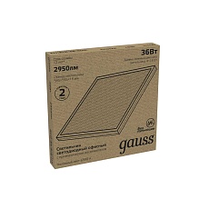 Потолочный светодиодный светильник Gauss 842123336 4