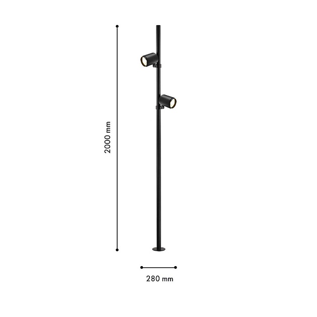 Уличный светодиодный светильник Favourite Securitas 4638-2F изображение 2 Уличный светодиодный светильник Favourite Securitas 4638-2F Фото № 2