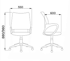 Офисное кресло AksHome Ricci светло-серый, ткань 74990 1