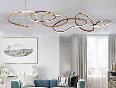 Подвесной светодиодный светильник Newport Alicia 15326/S Champagne gold М0068689 1