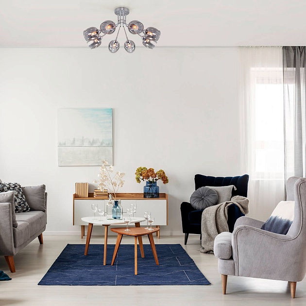 Потолочная люстра Eurosvet Marci 30164/8 хром Фото № 5