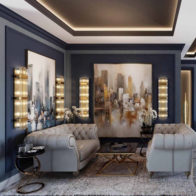 Настенный светильник Odeon Light Hall Empire 4853/6W изображение 2 Настенный светильник Odeon Light Hall Empire 4853/6W Фото № 2