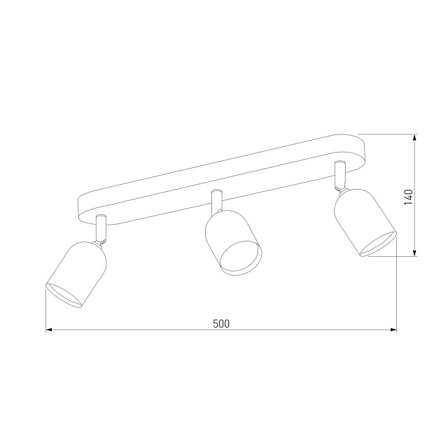 Спот TK Lighting 3305 Top Black Gold Фото № 2