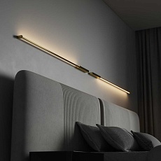 Настенный светодиодный светильник Elektrostandard Alto LED латунь 3000K 40133/LED a069821 3