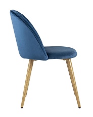 Кухонный стул Stool Group Лион Страйпс велюр голубой DC-69030G HLR-63 2