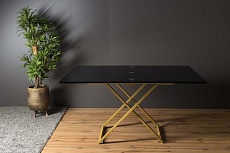 Стол-трансформер Levmar Compact G27/S90 (черный глянец/золото) 2070794101 3