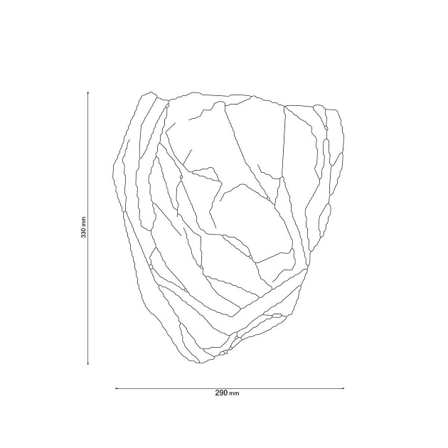 Настенный светильник Lucia Tucci Pietra Isola W127.1 Фото № 2