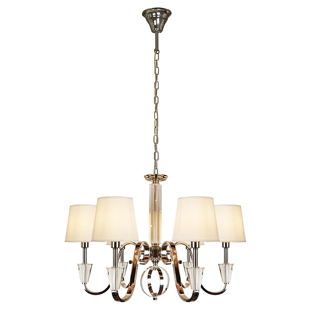 Подвесная люстра iLamp Alesti P2424-6 Nickel изображение 1 Подвесная люстра iLamp Alesti P2424-6 Nickel Фото № 1