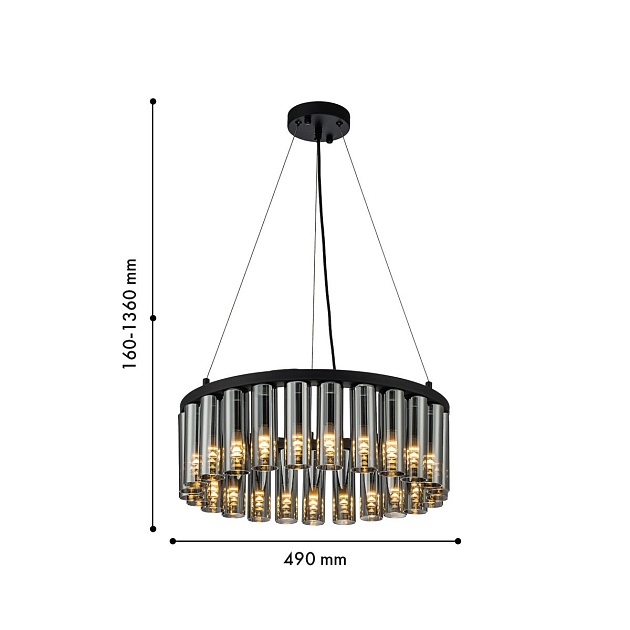 Подвесная люстра Favourite Slang 4504-25P изображение 2 Подвесная люстра Favourite Slang 4504-25P Фото № 2