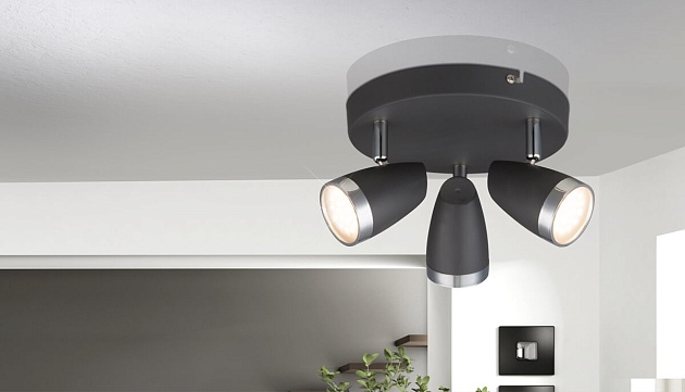 Светодиодный спот Globo Nero 56110-3 Фото № 2